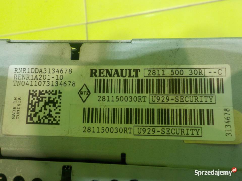 RENAULT MEGANE III 16 B 11r HB 5D radio CD Suków