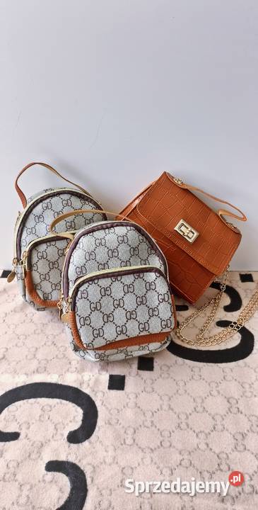 PROMOCJALATOPiękne damskie torebki plecakiBeżowy Warszawa