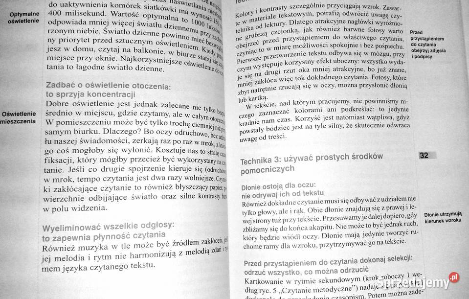 Techniki szybkiego czytania Rotraut Michelmann lubelskie