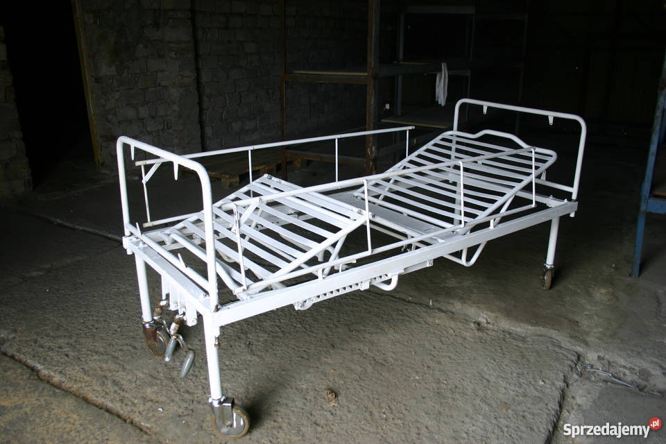 Łóżko szpitalne na kółkach regulowane Zdrowie i Uroda sprzedam