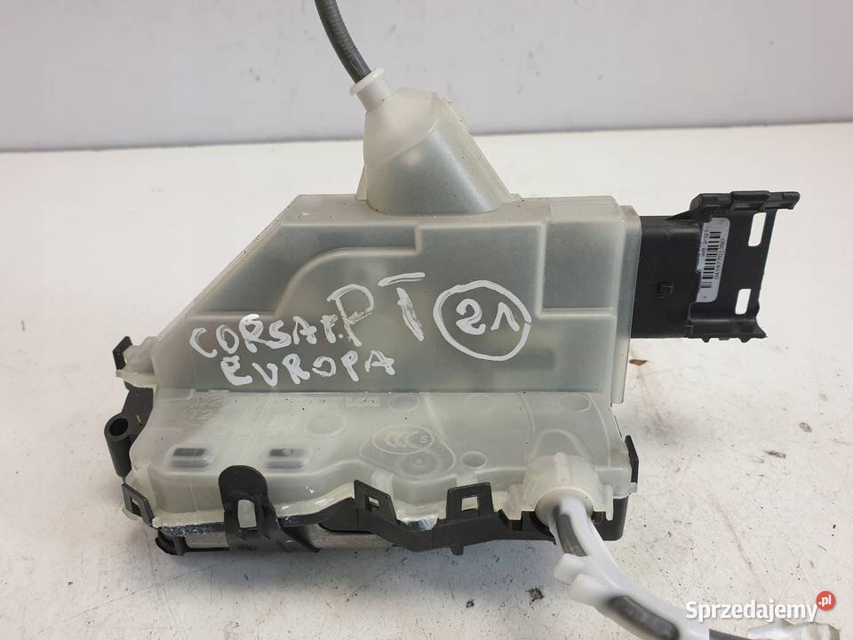 Opel Corsa F ZAMEK DRZWI prawy tył PASAŻERA Rudka