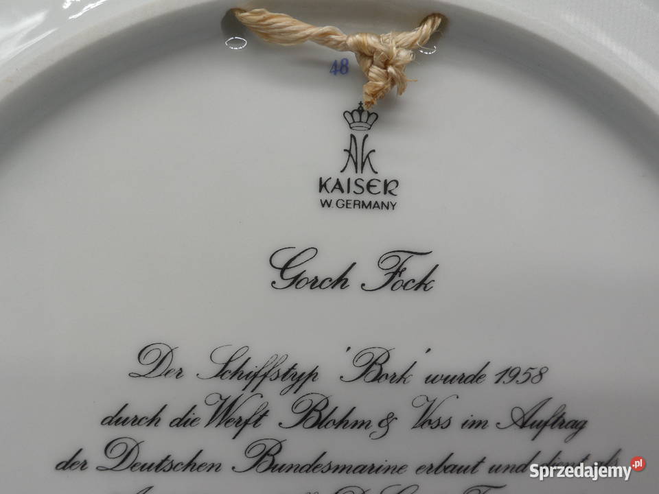 Kolekcjonerski Talerz Porcelanowy Raszków sprzedam