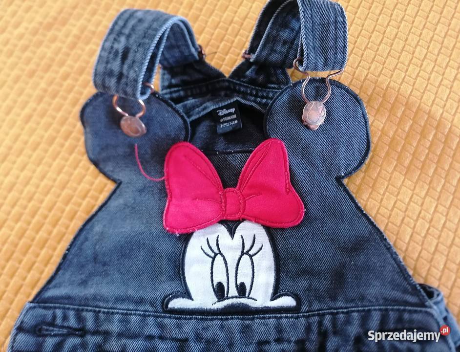 Sukienka jeansowa ogrodniczki Myszka Minnie Łódź sprzedam