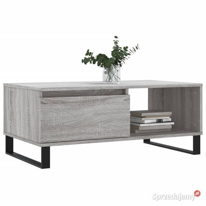 Stolik kawowy szary dąb sonoma 90x50x365 Warszawa