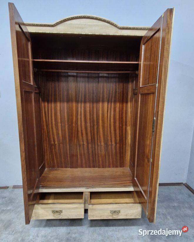 Dębowa szafa ludwikowska ponad 100letni antyk 2