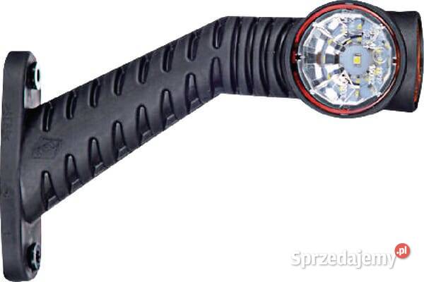 Lampa obrysowa LED lewa 0714W 1224V biała Kamionna