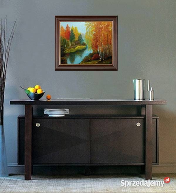 Obraz olejny Pejzaż jesienny Lublin sprzedam