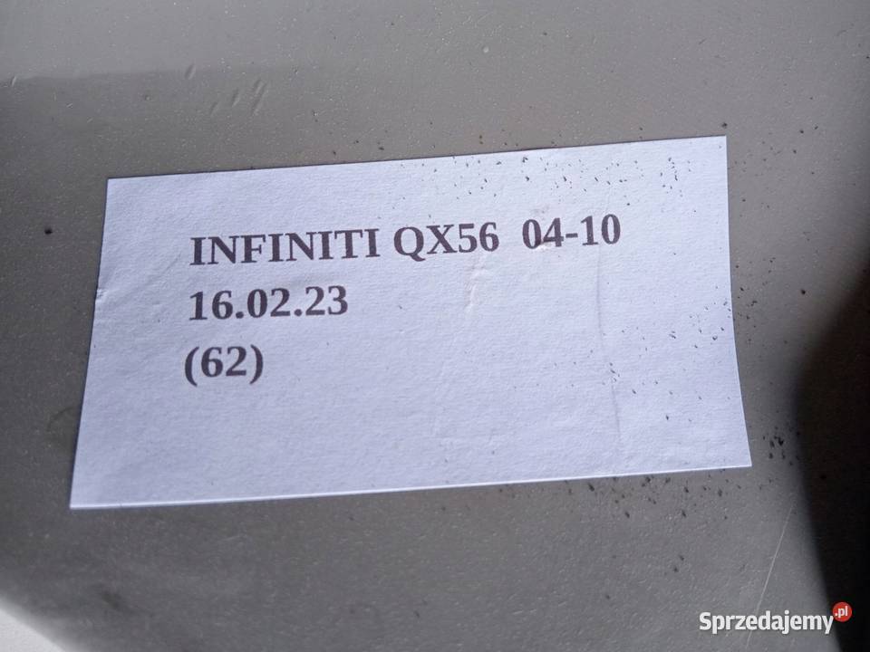 OSŁONA SŁUPKA PRZÓD LEWA PRAW INFINITI QX56 osobowe wielkopolskie