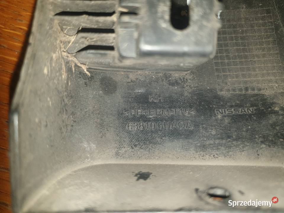Nakładka błotnika nissan qashqai j12