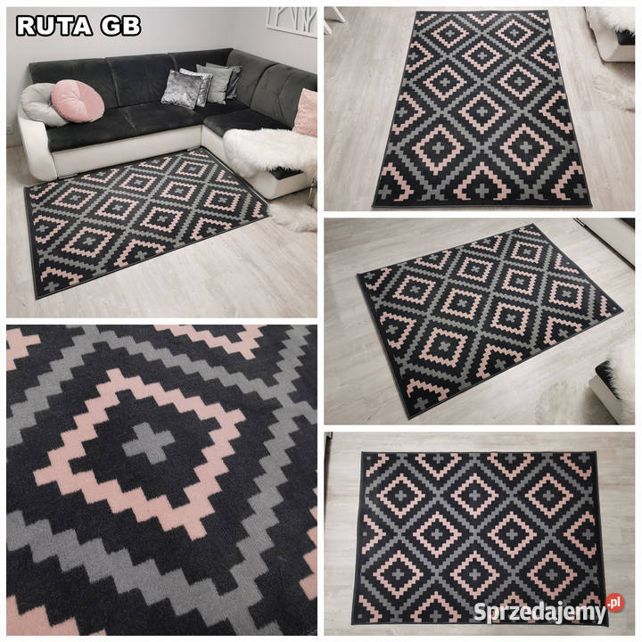 DYWAN 140X200 IDEA RUTA GB35 RÓŻ GĘSTY WŁOS Białystok