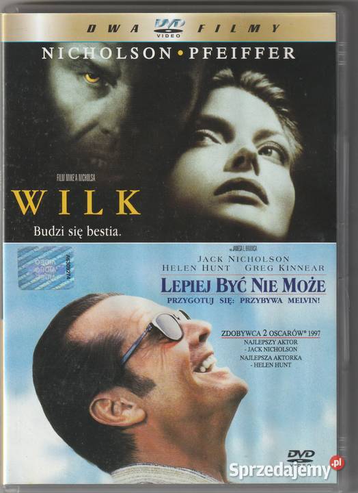 Wilk Lepiej być nie może Jack Nicholson DVD Pruszków
