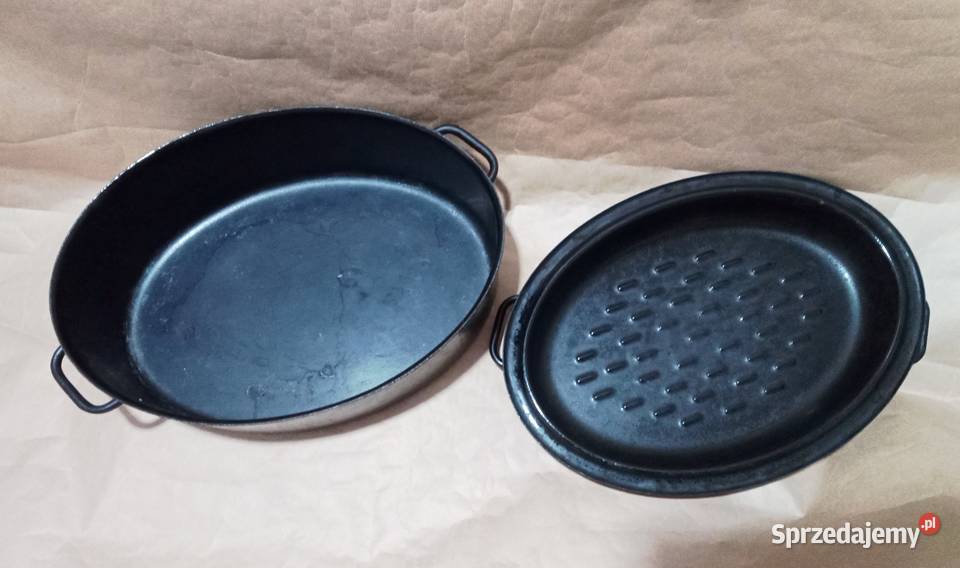 Gęsiarka brytfannna z okresu PRL Legionowo