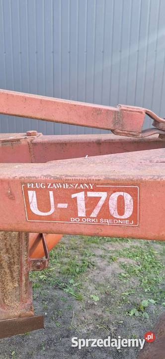 Pług zagonony 4 skibowy nieuszkodzony Uniejów