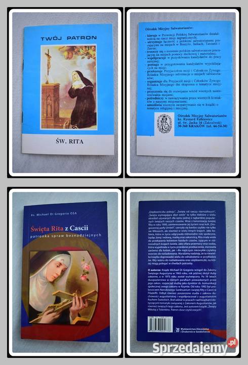 Zestaw książek religijnych Ks S Szmidt SDB i Płock