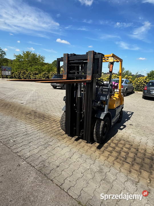 wózek widłowy TCM FG25T LPG Triplex 430m przesuw Działoszyn sprzedam