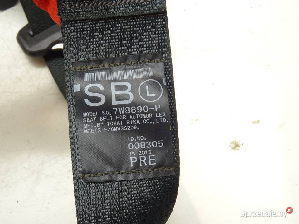 PAS BEZPIECZEŃSTWA PRZÓD LEWY LEXUS RC LEWA Pasy bezpieczeństwa