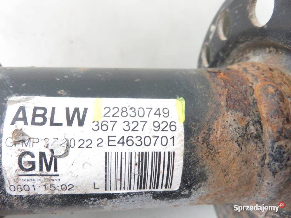 MCPERSON LEWY PRZEDNI OPEL INSIGNIA A 20 CDTI