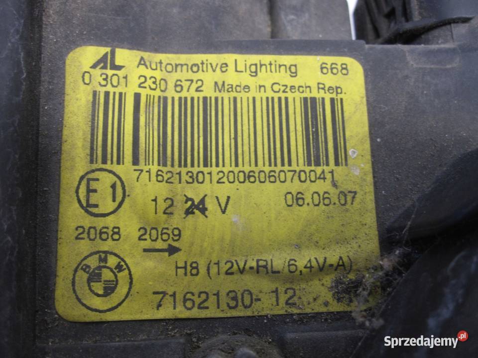 BMW E92 lampa prawa przód 7162130 1305630570 Kielce sprzedam