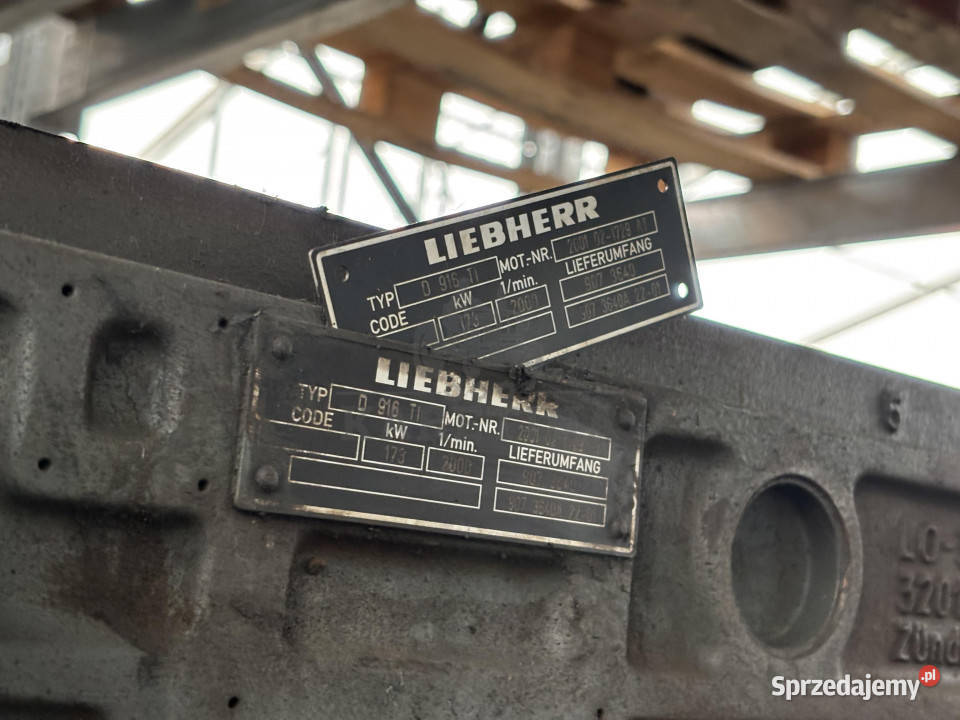 Liebherr D916 Blok Silnika 3201042 Wał Obudowa Jastrzębniki