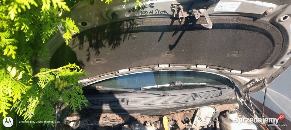 Maska pokrywa silnika srebrny metalik Skoda Lubin sprzedam