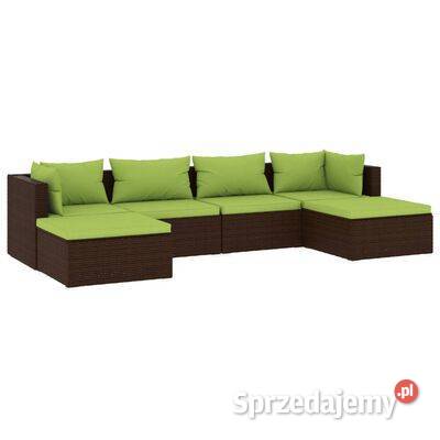 vidaXL 6cz zestaw wypoczynkowy do ogrodu Warszawa