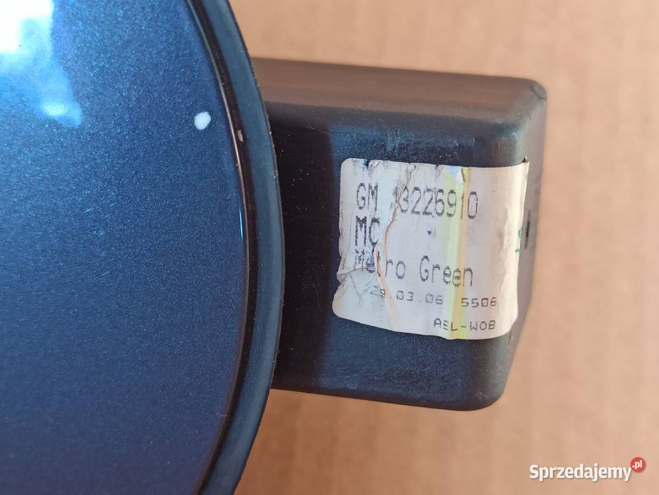 Opel Zafira B Klapka wlewu paliwa metro green Bolesławiec sprzedam