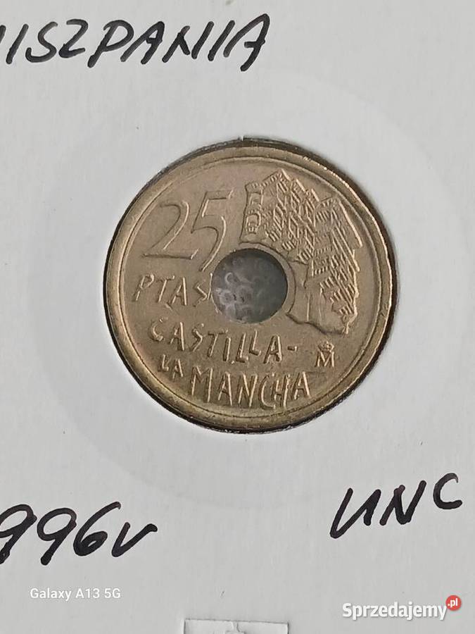 25 Pesetów Hiszpania 1996 r UNC