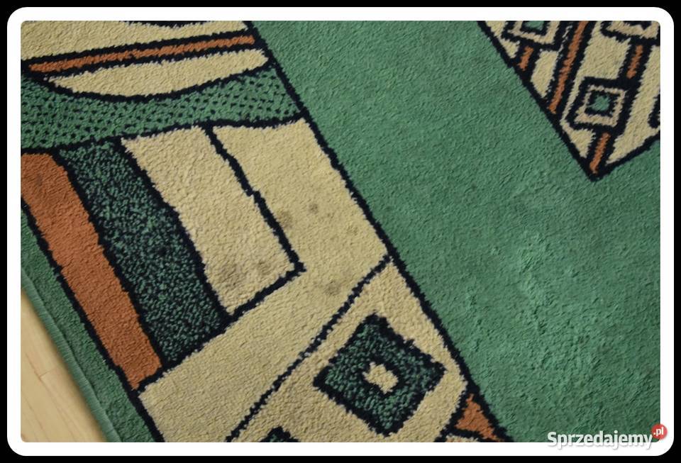 Dywan duży 150 x 300 używany odcienie zieleni odcienie zieleni Dywany i wykładziny Płock