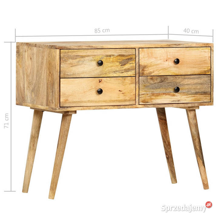 Komoda 85x40x71 lite drewno mango WM286242 mazowieckie Warszawa
