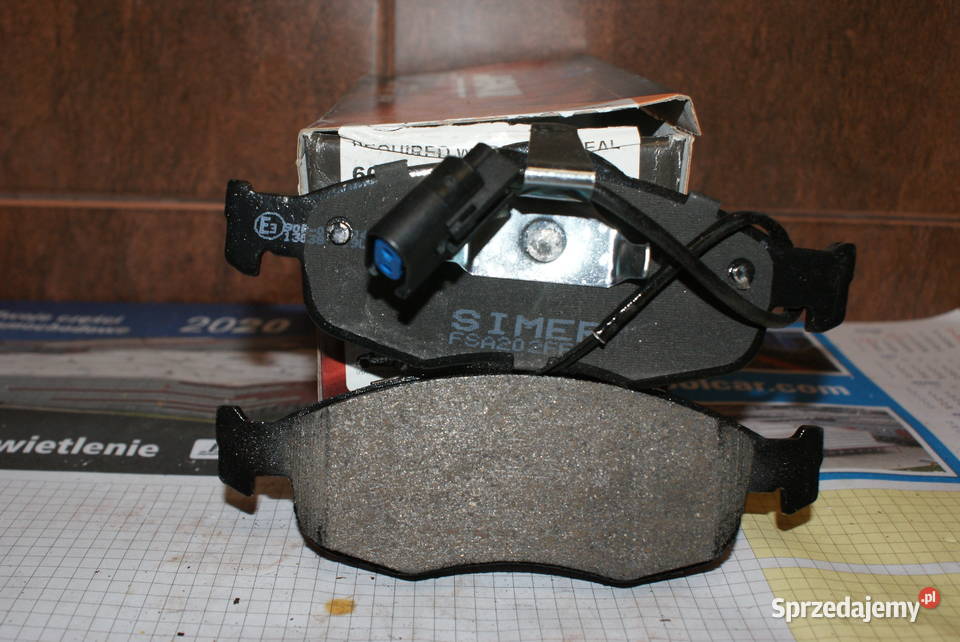 KLOCKI HAMULC FORD SCORPIO 9294 Z CZUJPRZÓD Układ hamulcowy Motoryzacja Białobrzegi