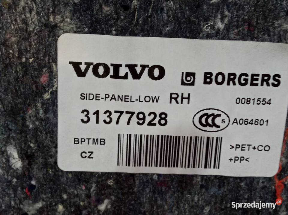 TAPICERKA BOCZEK BAGAŻNIKA LEWA PRAWA PODŁOGA świętokrzyskie