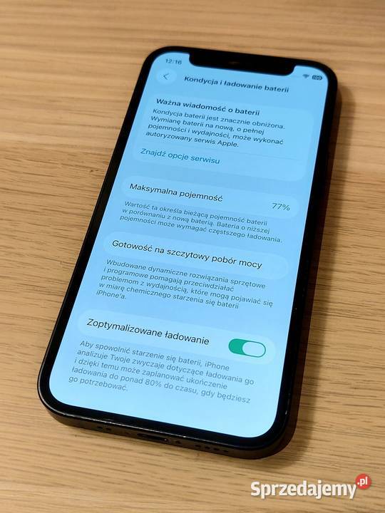 iPhone 12 mini 64GB 77 Czarny Idealny Stan Warszawa sprzedam