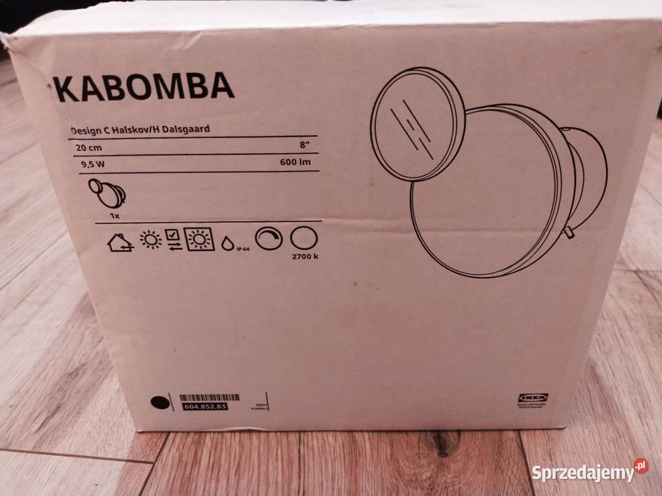Lampa scienna LED Kabomba IKEA NOWA Krakow Pozostałe Kraków