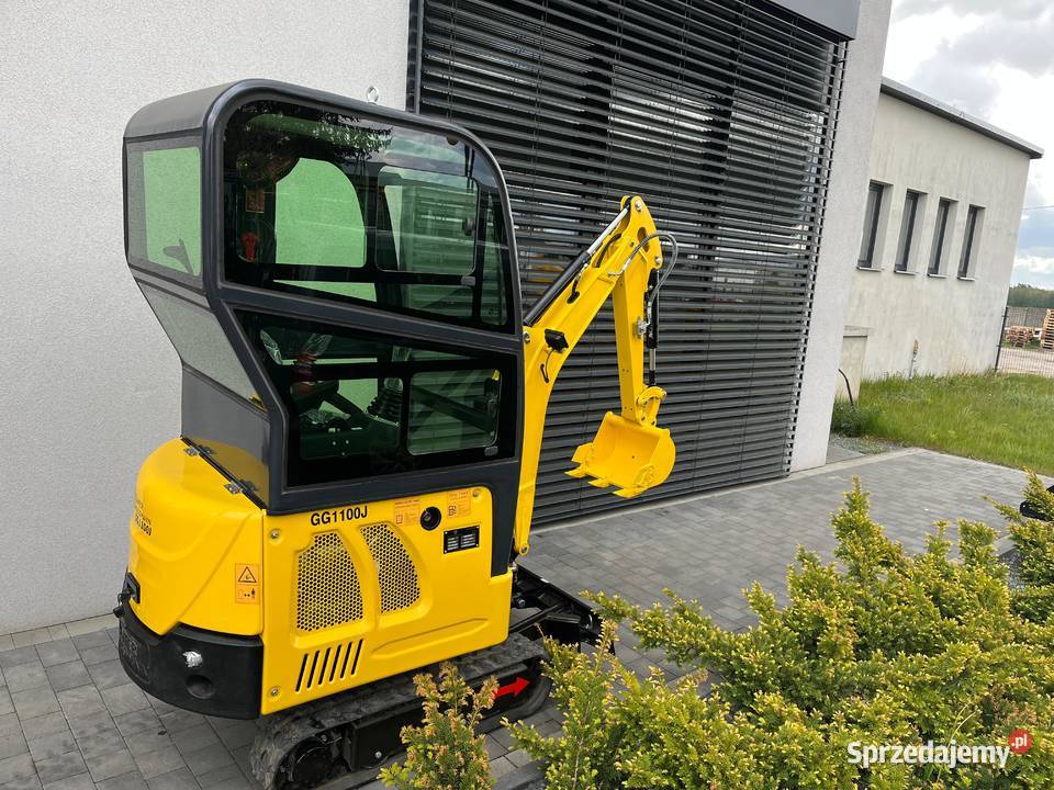 Minikoparka kabina GG1100JC Gunter Grossmann Koparki Włocławek