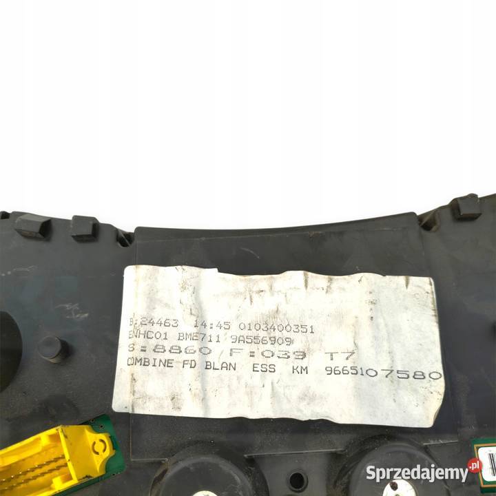 LICZNIK ZEGARY 9665107580 Peugeot 308 I 16 16V Chełm