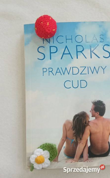 Truskawka wykonana na szydełku zakładka do Łask sprzedam