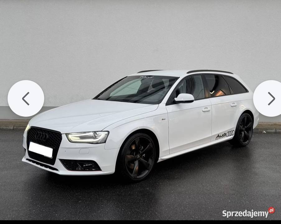 Audi A4 20 tdi 143 Sline Alu Z Niemiec zadbana reflektory ksenonowe A4 Jelenia Góra