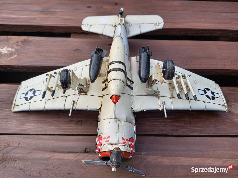 Kolekcjonerski metalowy model samolotu Vought mazowieckie Warszawa