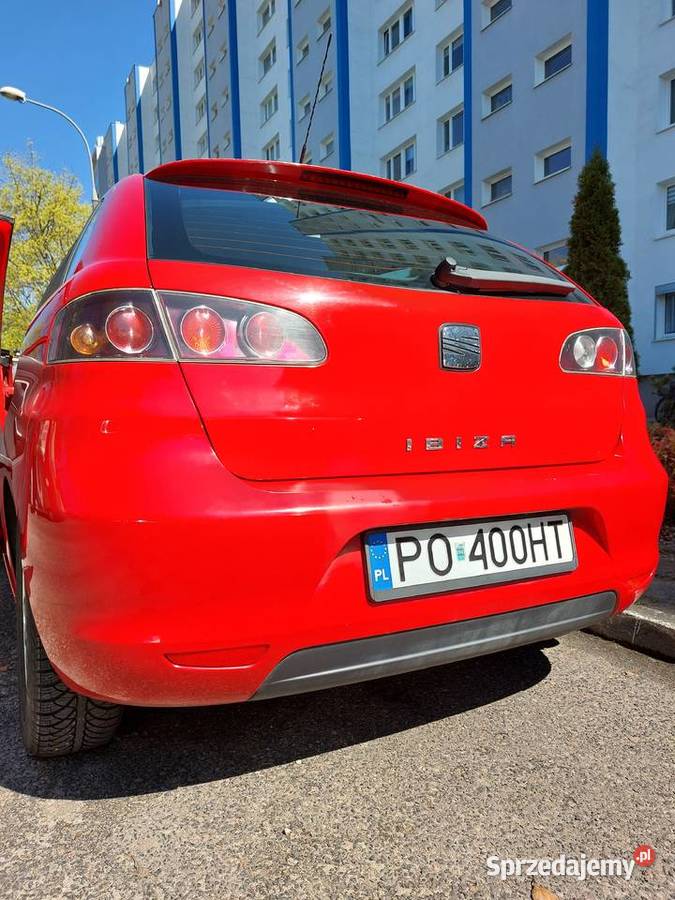 Seat Ibiza 14 16V 2008 r 130200 Zarejestrowany w Polsce Poznań