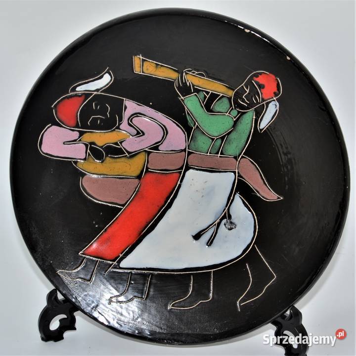 talerz patera na ścianę ceramika lata 5060te 17 sprzedam
