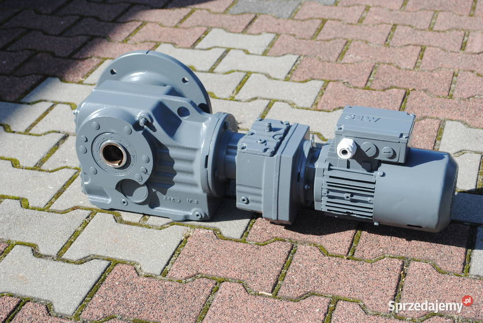 Motoreduktor kątowy 037kw 49obrmin z hamulcem Kargowa