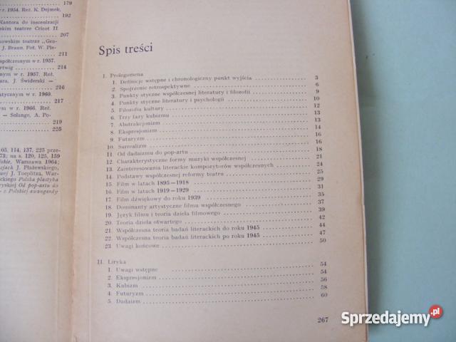 Obraz współczesnych prądów literackich Lesław Eu dolnośląskie