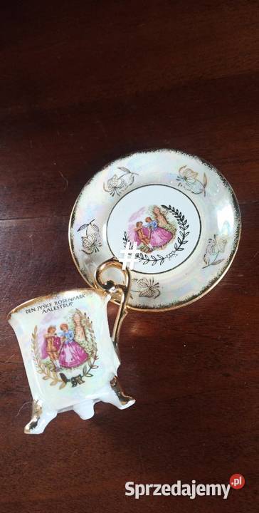 Filiżanka do espresso Na 3 nóżkach Scena dworska Gdańsk