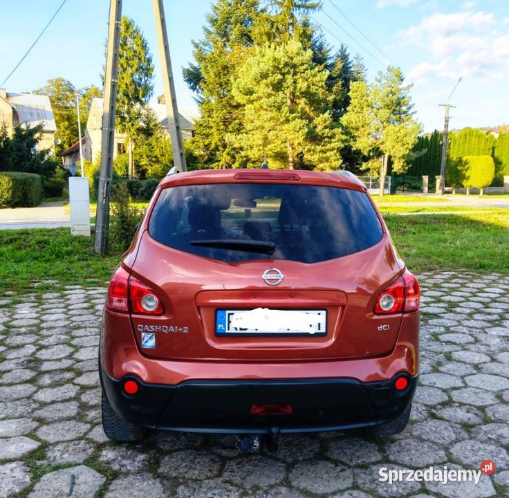 Ładny Nissan Qashqai 20 dCi 2009 7 osobowy napęd 4x4 Domaradz