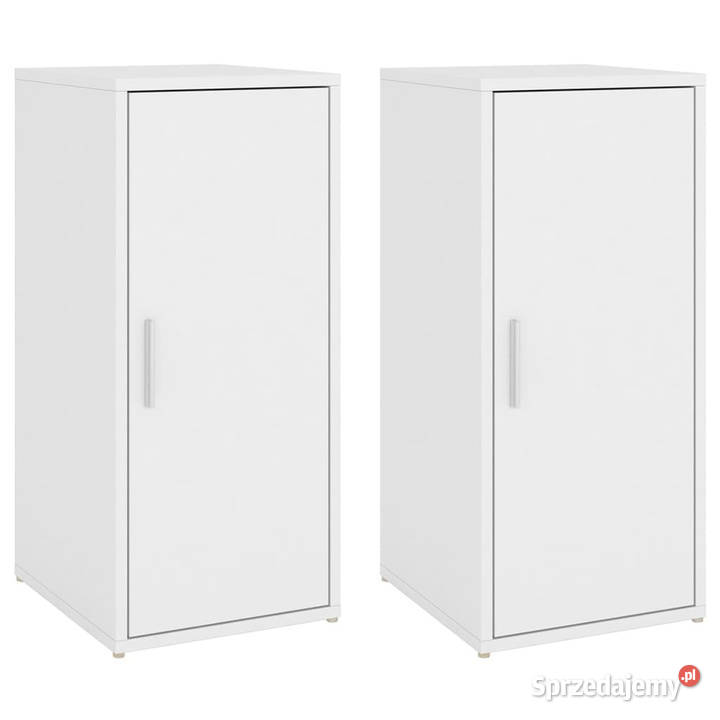 Szafki na buty 2 białe 32x35x70 WM808955 mazowieckie Warszawa