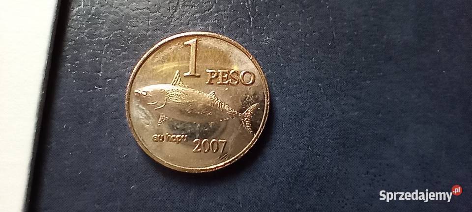 Stare monety 1 pesos 2007 Wyspa Wielkanocna Lesko