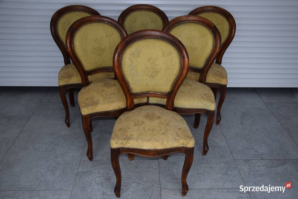 krzesła medaliony 6 sztuk super stan warmińsko-mazurskie Olsztyn sprzedam