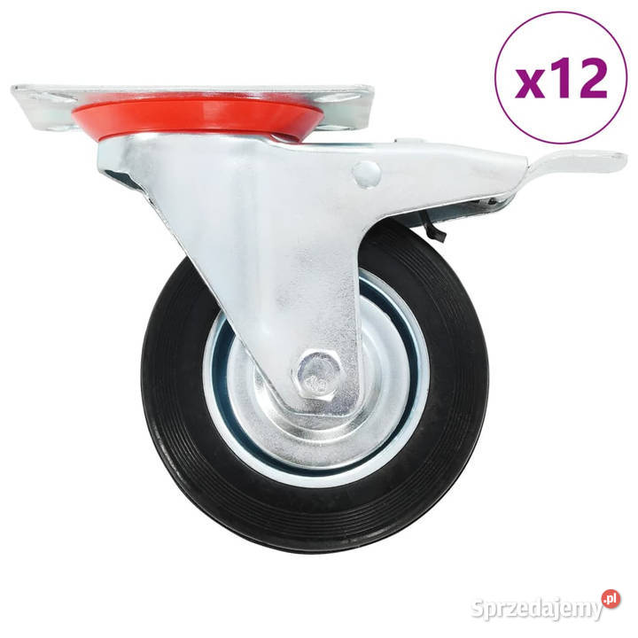 12 skrętnych kółek 100 mm WM277962 Pozostałe Warszawa