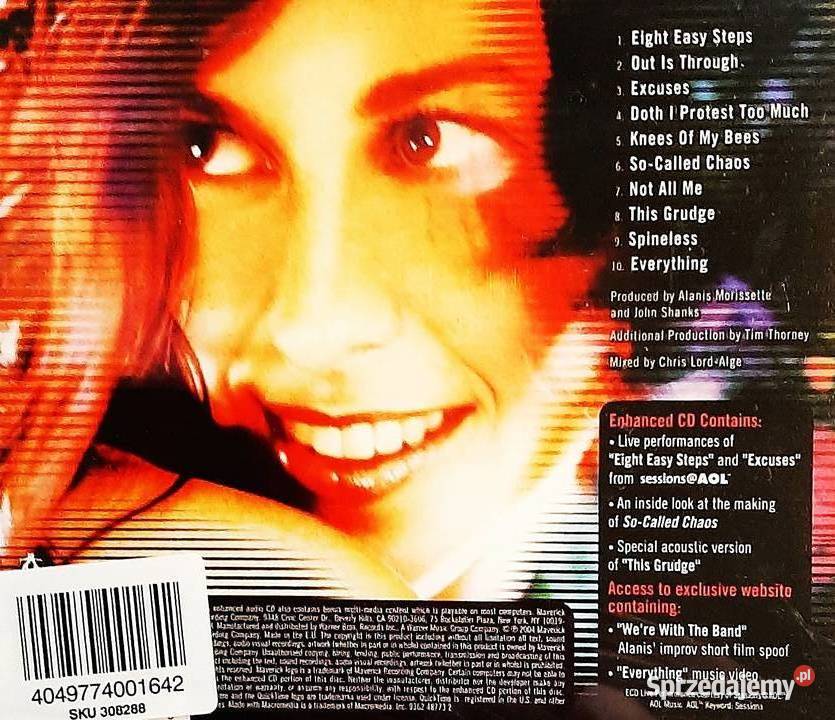 CD Nowa Album ALANIS MORISSETTE Album So Called Katowice