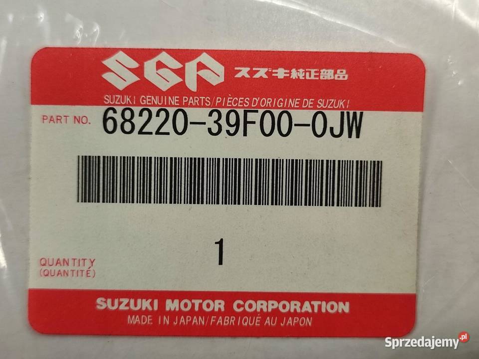 NAKLEJKA SUZUKI NA BOCZEK SUZUKI GSXR 750